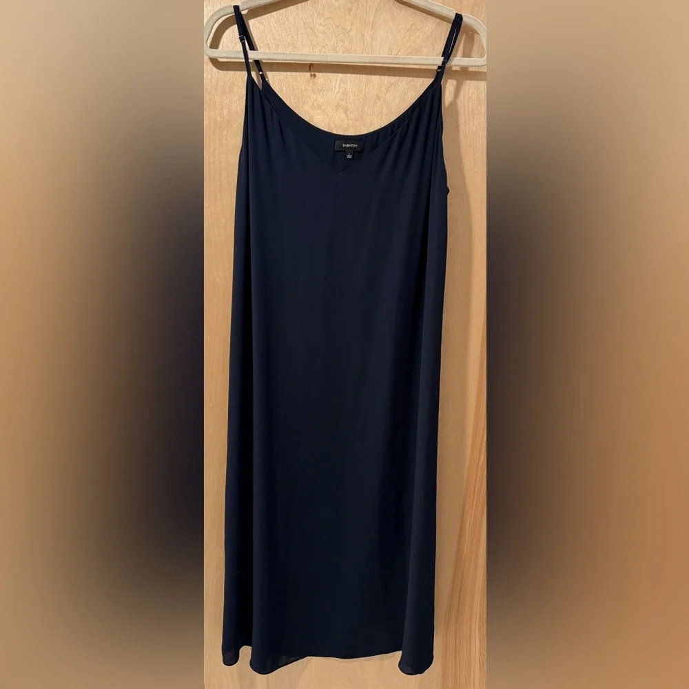 Babaton Templeton Slip Dress in Navy - Picture 5 of 14